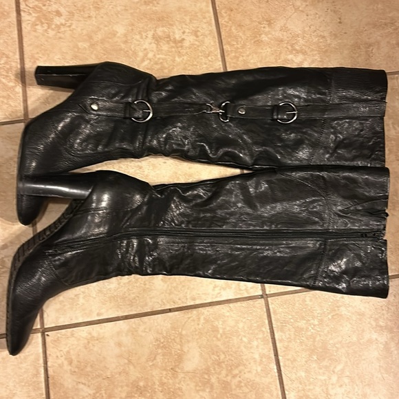 Charles David soft supple leather boot size 10 medium excellent condition - Picture 7 of 8